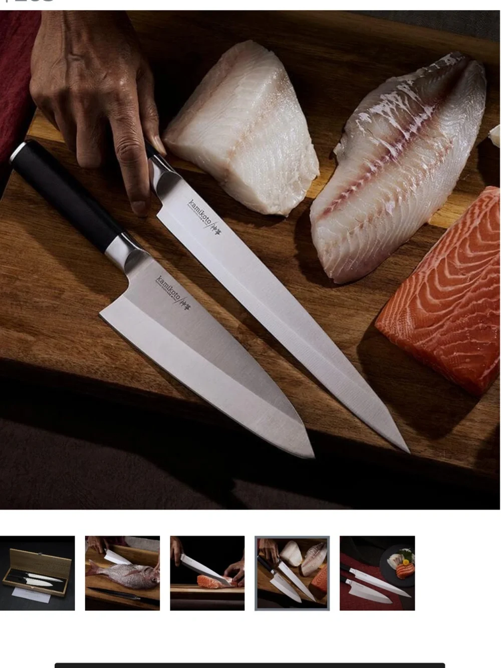 Kamik Black Handle Knife Set - Premium Kitchen Cutlery